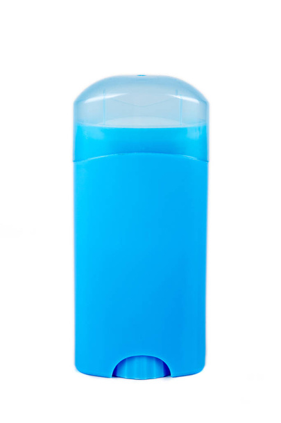 Sininen deodoranttiastia
  - Valokuva, kuva