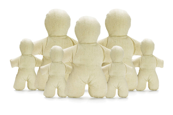 Nukke Figurines Family Concept
 - Valokuva, kuva