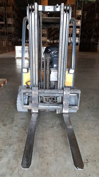 Forklift in loading warehouse - Photo, Image