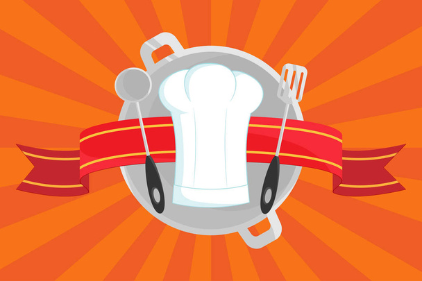 chef hat logo - Vector, Image