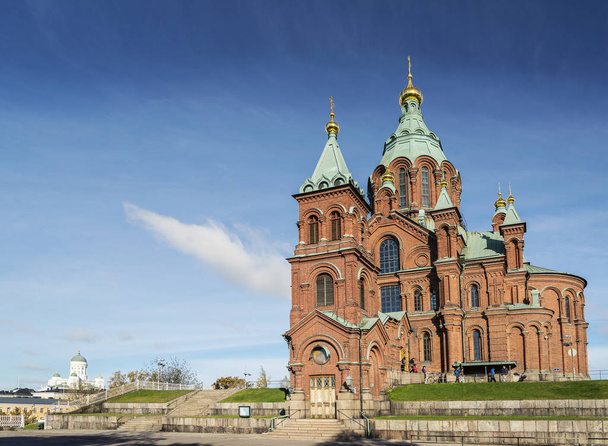 Église orthodoxe d'Uspenski cathédrale célèbre monument à Helsinki c
 - Photo, image