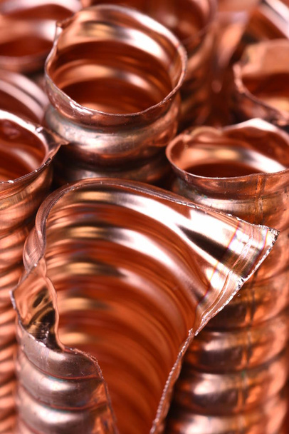 Sucata de cobre para reciclagem
  - Foto, Imagem