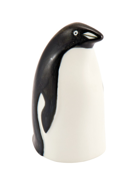 tučňák figurka domova izolovaných na bílém - Fotografie, Obrázek