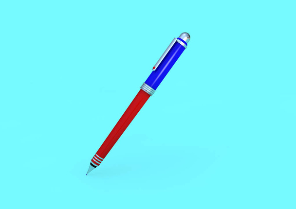 3D-Stift auf leerem Hintergrund - Foto, Bild