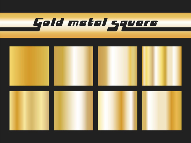 Arany gradiens tér - Vektor, kép