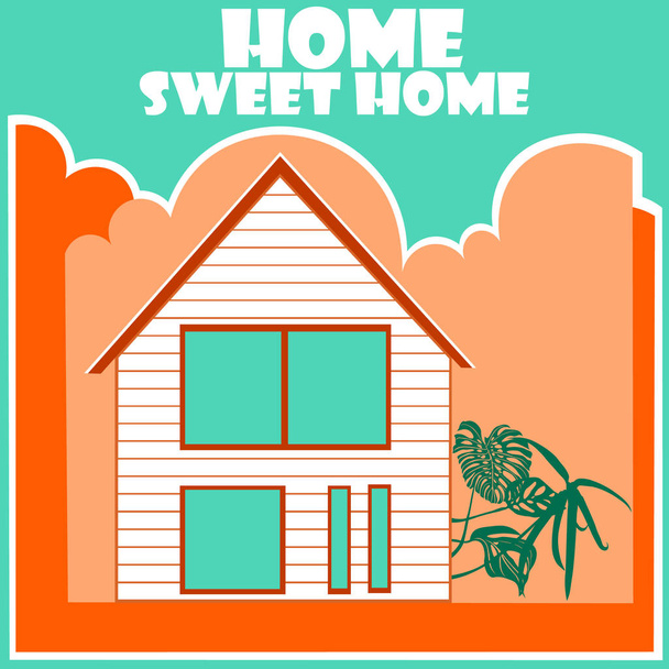 home Sweet Home - Wektor, obraz