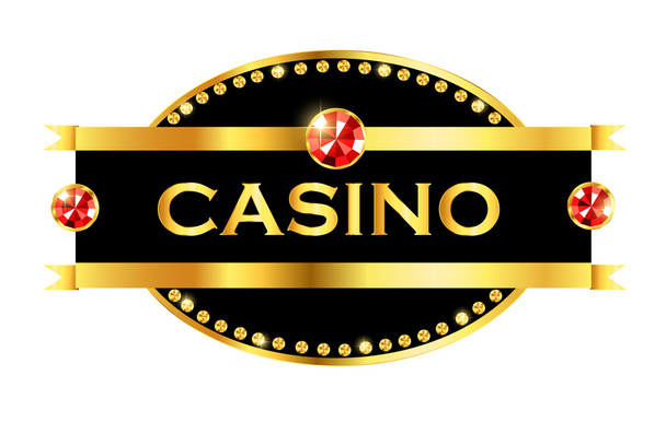 Casino with precious stones - Vector, imagen