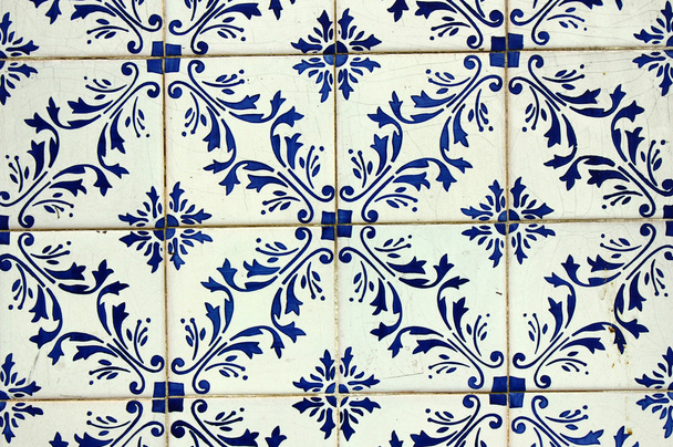 Detalhe de alguns azulejos típicos portugueses
 - Foto, Imagem