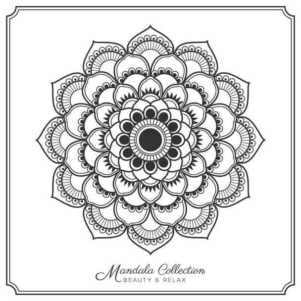 Mandala dekoratív dísz és a tetoválás design - Vektor, kép