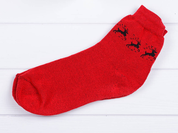 Κόκκινα Χριστούγεννα κάλτσες - Φωτογραφία, εικόνα