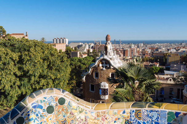 Park Guell, Barcelona, Spain.  - Foto, Bild