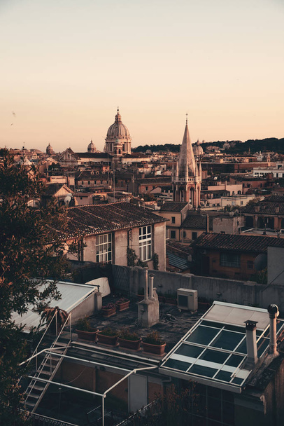 Rome rooftop view - Foto, afbeelding