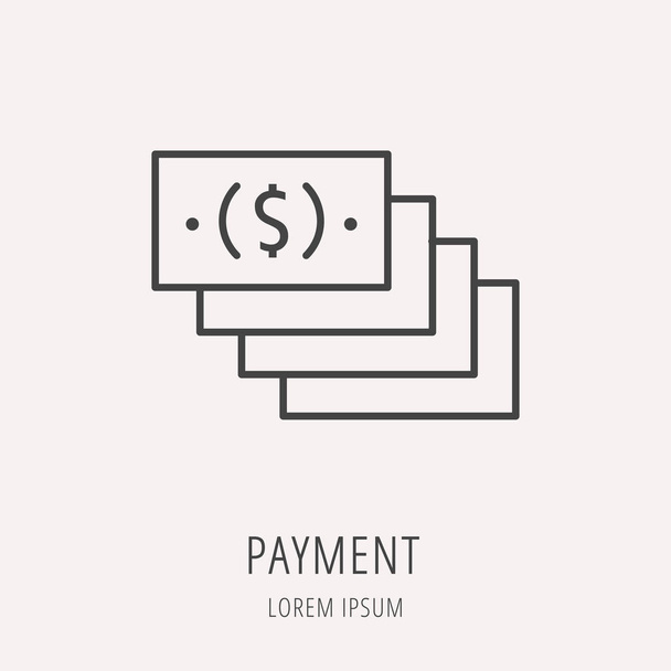 Vector Simple Logo Template Payment  - Vector, Image