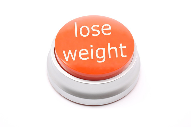 Большая красная кнопка Lose Weight
 - Фото, изображение
