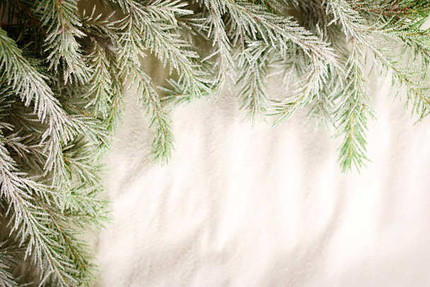 Fondo de Navidad con firtree
 - Foto, Imagen