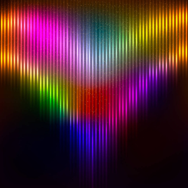 Abstract background with shining magic lights - Vector, Image