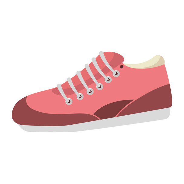 tenis zapatos deporte aislado icono
 - Vector, Imagen