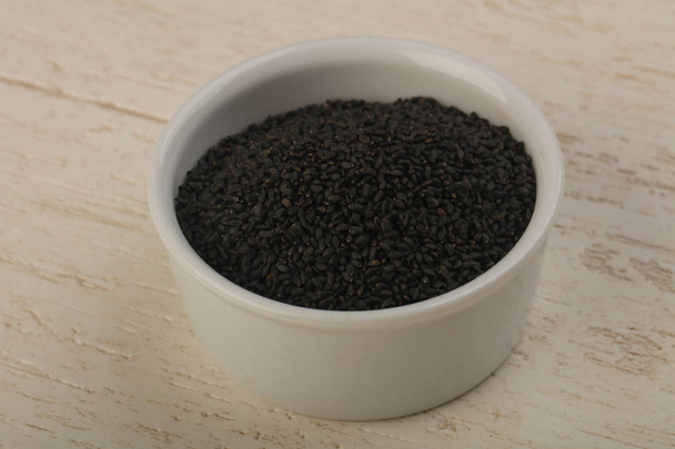 Černá sezamová semena - Fotografie, Obrázek