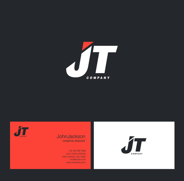 Logotipo de letra J & T
   - Vector, imagen