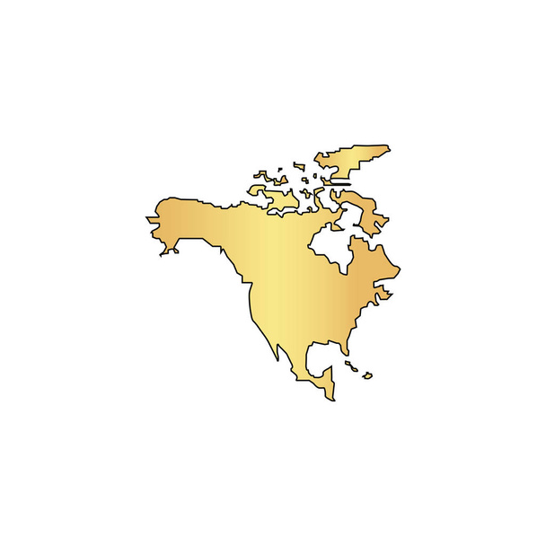 América del Norte símbolo del ordenador
 - Vector, imagen