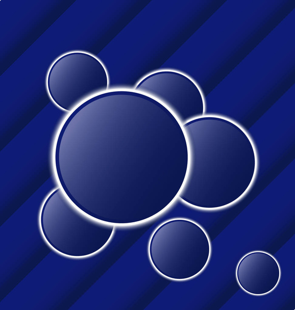 Set abstract balls as speech bubbles - Zdjęcie, obraz