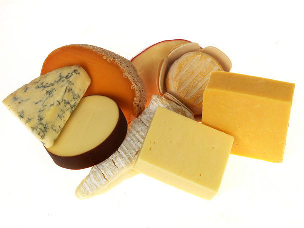výběr sýrů, smíšené - Fotografie, Obrázek