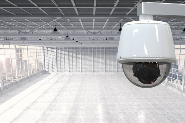 kamery CCTV w fabryce - Zdjęcie, obraz
