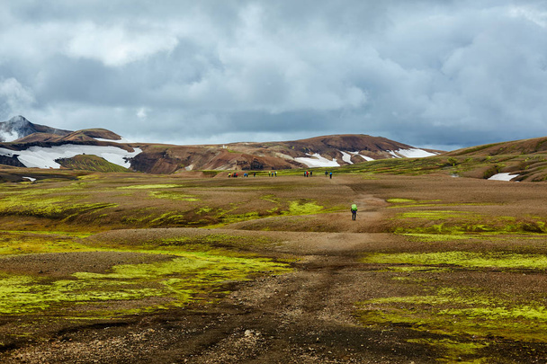 Κοιλάδα του εθνικού πάρκου Landmannalaugar, Ισλανδία - Φωτογραφία, εικόνα