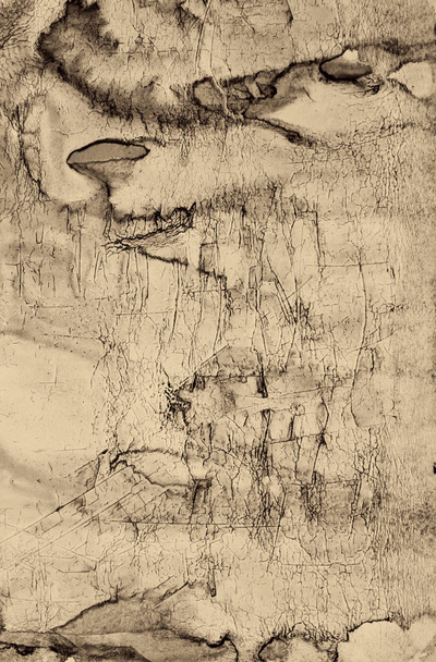 Abstract watercolor on paper texture as background. In Sepia ton - Photo, Image