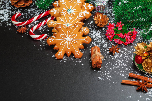 Close up of Christmas cookies - Φωτογραφία, εικόνα