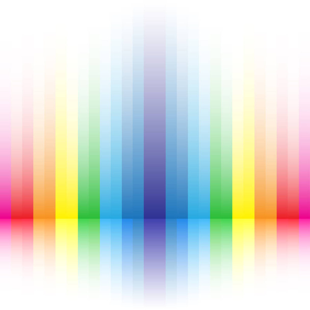 rainbow striped background - Vecteur, image