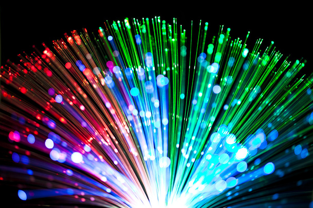 Iluminação de fibra óptica
 - Foto, Imagem