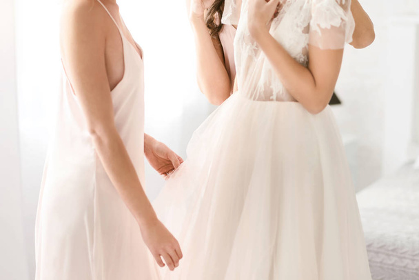 Wonderful wedding dress - Foto, imagen