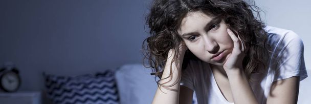 Woman suffering from insomnia - Valokuva, kuva