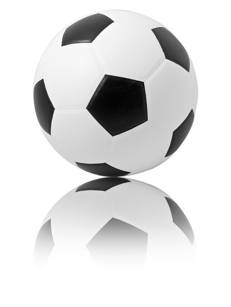 μιας μπάλας ποδοσφαίρου με αντανακλαστικό - Φωτογραφία, εικόνα