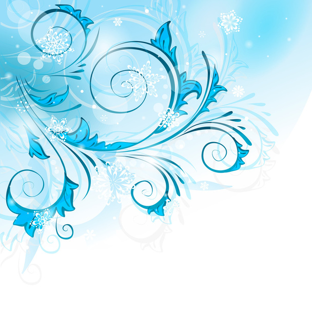 Winter background - Vector, afbeelding