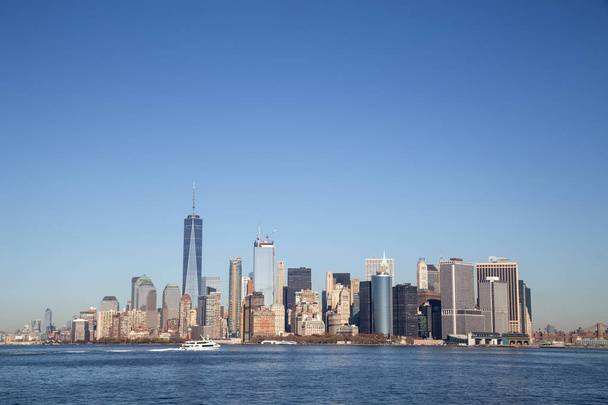New York Lower Manhattan skyline view - Photo, Image
