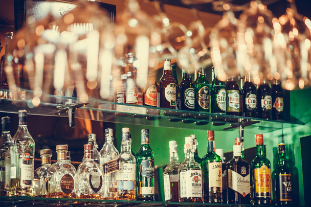 Bottles of alcohol - Foto, Imagen