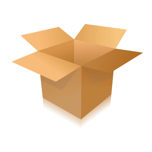 Parcel parcel delivery transport box cardboard delivery parcel shipment tracking logistics - Vector, Image