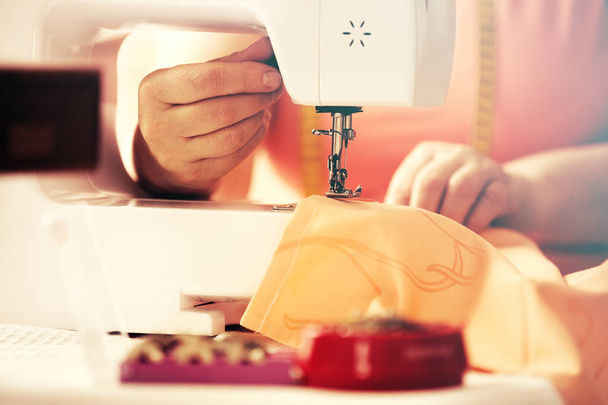 Sewing at home - Foto, Imagen