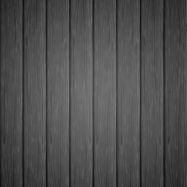 černé dřevěné pozadí - Vektor, obrázek
