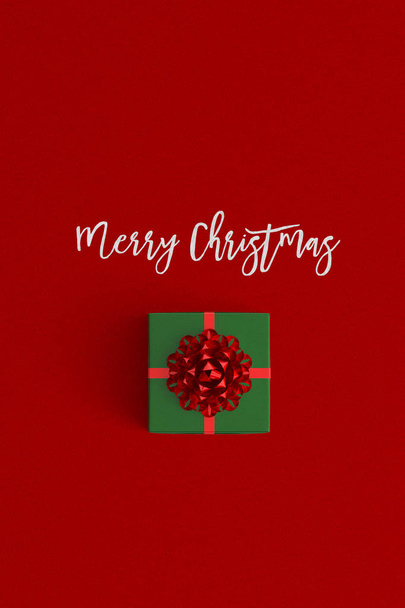 Merry christmas  on color background - Foto, imagen