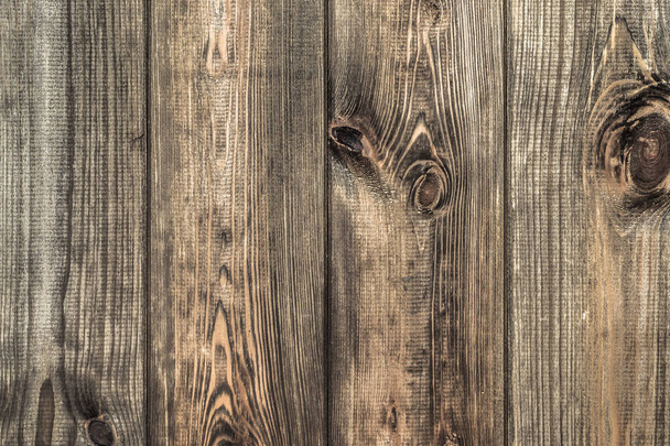 Brown wood background texture from wooden planks. - Foto, imagen