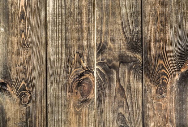 Brown wood background texture from wooden planks. - Foto, Bild