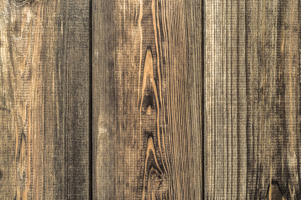 Brown wood background texture from wooden planks. - Fotografie, Obrázek