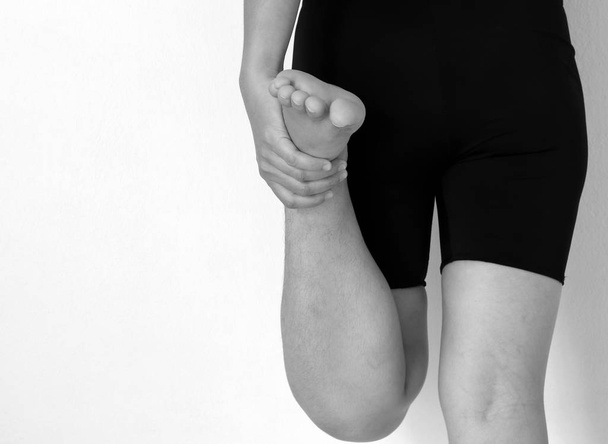Τον πόνο ποδιών και τα πόδια της γυναίκας - Φωτογραφία, εικόνα