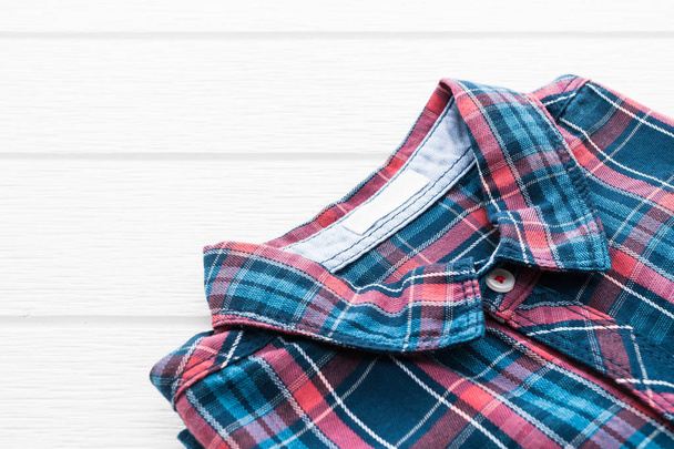 Tartan of Plaid shirt - Foto, afbeelding