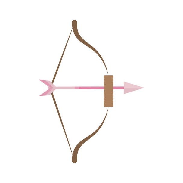 bow arrow love icon design - Vector, Image
