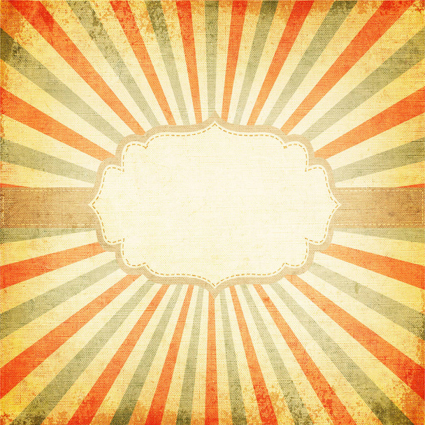 Vintage sun ray background - Photo, Image