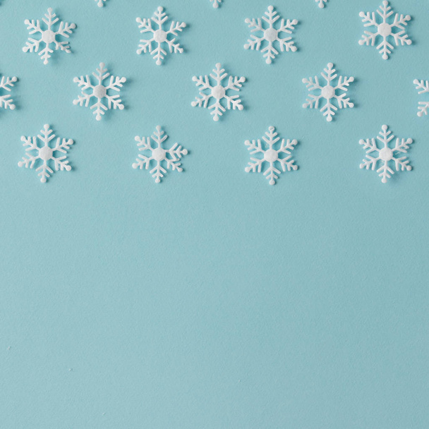 pattern made of snowflakes  - Фото, изображение